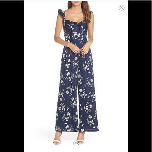 Chelsea28 Tie front jumpsuit